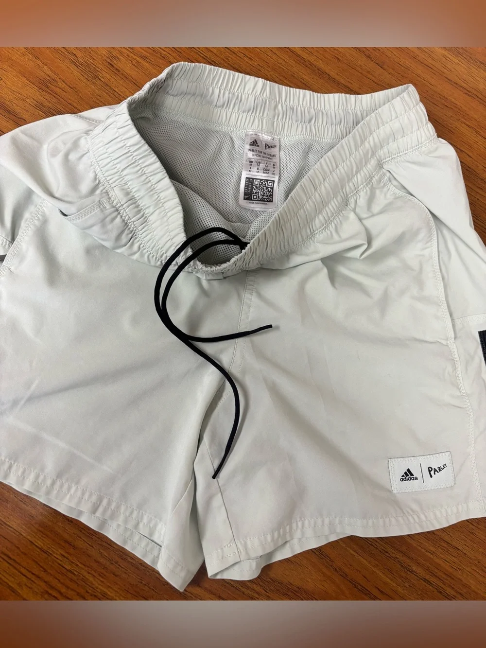 Adidas Parley 'Run for the Oceans' Shorts (Mint Green/Black) - Size Men's Medium